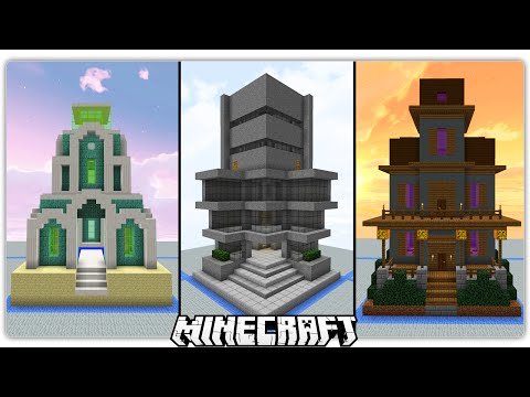 40 Epic Minecraft Builds in 1 Video!