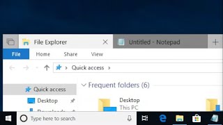 This is TABS in Windows 10