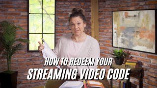 How to redeem your study guide's streaming video access code
