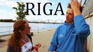 Visiting Riga, Latvia 2015 and crossing the border.