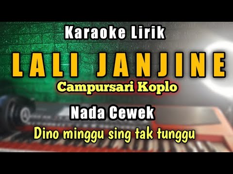 LALI JANJINE Karaoke Koplo Nada Cewek - Lali Janjine Campursari koplo Karaoke