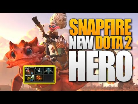Dota 2 NEW 7.23 PATCH Gameplay - FIRST TIME SNAPFIRE GAMEPLAY