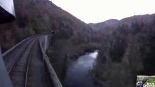 preview picture of video 'Train intercités Cévenol : De Chamborigaud aux Gorges de l'Allier'