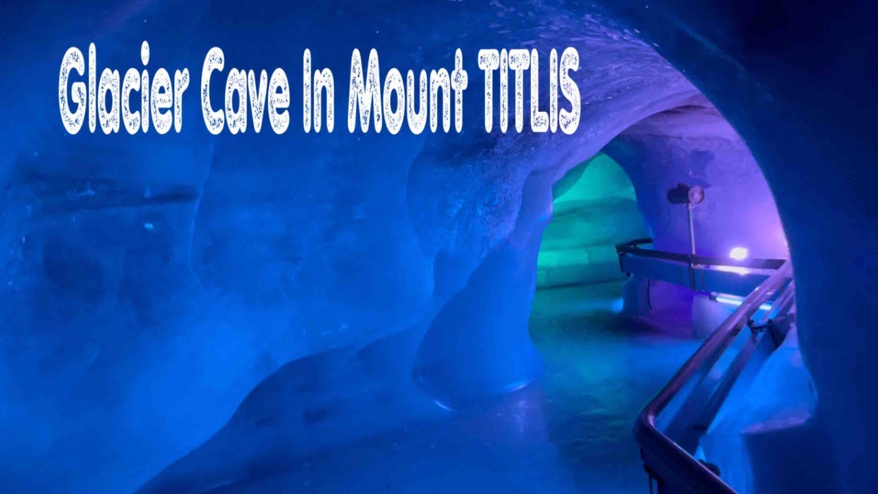 Embark on a walking tour inside the captivating Titlis Glacier cave.