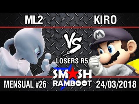 [SmashxRamboot #26] ML2 (Mewtwo) Vs. Kiro (Mario) - Losers R.5