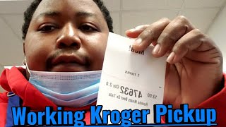 What its like working for kroger clicklist/pickup