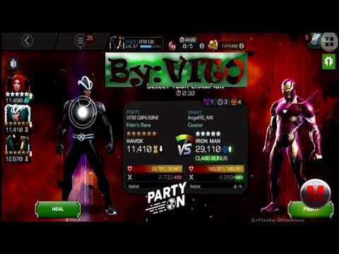 Havok Vs IMIW in War By : VITO - Marvel Contest of Champions