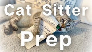 Cat sitting preparation: How to prepare your cat and home for worry-FREE travel!