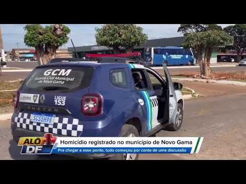 Homicídio na cidade de novo Gama-Go 