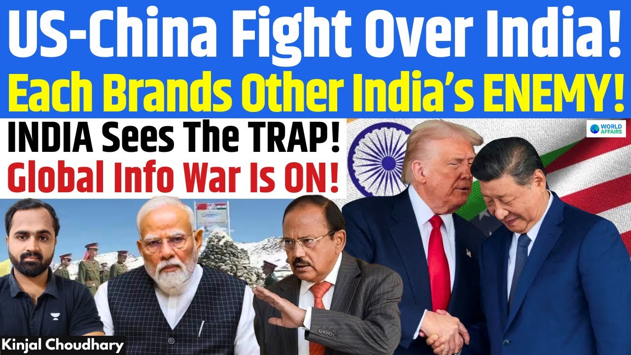 US Exposes Its Weakness: India–China Ties Rattle Trump, Launches Info War to Sow Discord | Kinjal