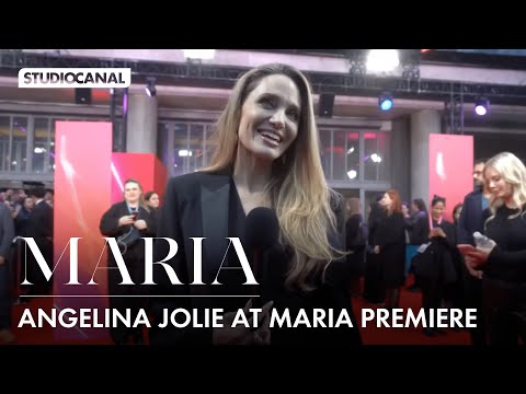 Angelina Jolie at the MARIA premiere - London Film Festival
