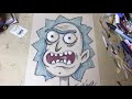 Time lapse Drawing Video of RICK SANCHEZ Rick and Morty by Frank Forte
...