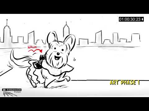 Storyboards for "Pup Star: World Tour" Opening Animated Credits
