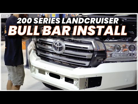 200 Series Landcruiser Bullbar Install