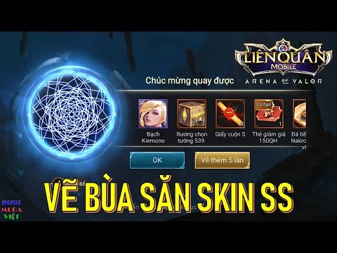 Vẽ bùa săn skin SS bằng Quân huy và bằng Vàng phiên bản mới Liên quân mobile Arena of Valor