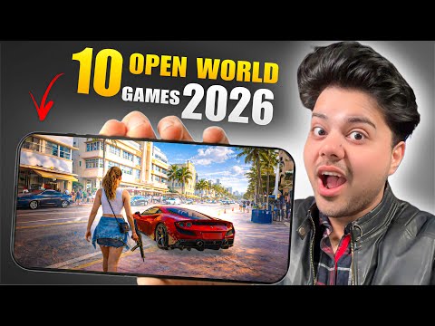Top 10 Best OPEN WORLD Games on Android & iOS 2026 | Games like GTA 5 on Mobile