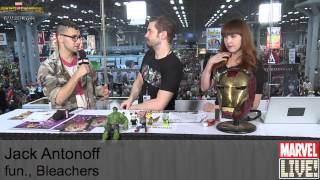 Jack Antonoff from Bleachers Visits Marvel LIVE! at New York Comic Con 2014