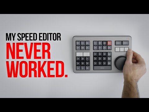 My Davinci Resolve Speed Editor NEVER Worked (and why it didn't matter...)