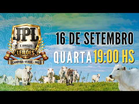 JPL e Amigos Leilões  Campina Verde MG - 16 de Setembro 2026