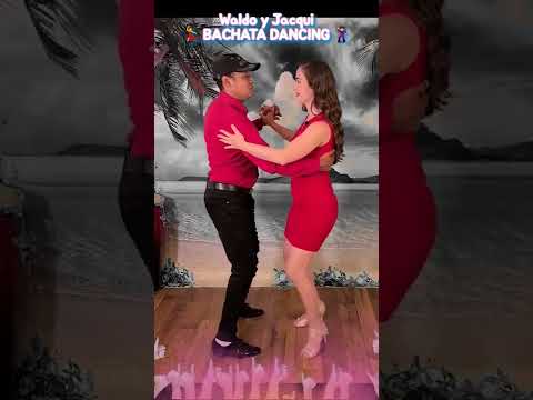 Bachata Beginner Basic Cross Body Lead Step with a Partner | Bachata Dancing | Waldo y Jacqui