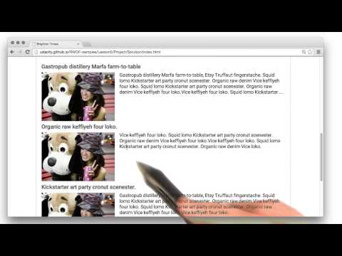 移动设备上的网站