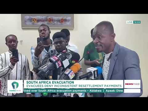 South Africa Evacuees Allege Some Members Were Paid to Criticise Government
