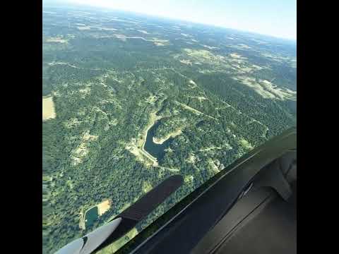 Flying over Petal Mississippi.