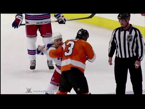 Sean Avery vs Dan Carcillo