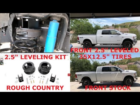 RAM 2500 on 35's and 2.5" Rough Country Leveling Kit, Why not DIY