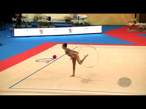 AGHAMIROVA Zohra (AZE) - 2018 Rhythmic Worlds, Sofia (BUL) - Qualifications Hoop