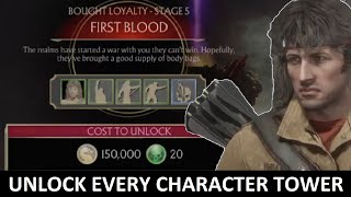 MK11 How to Unlock Character Towers (+ 6 new augment builds)