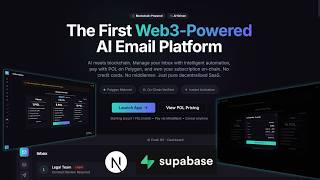 Create & Deploy Blockchain AI Agent SaaS with Crypto Payments | Next.js, Supabase, Google Auth API