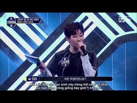 [VIETSUB] [Highschool rapper 3] @ep2 Kang MinSu (Aquinas)'s Part