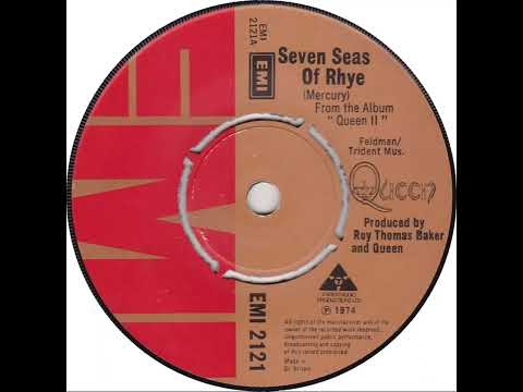 UK New Entry 1974 (49) Queen - Seven Seas Of Rhye
