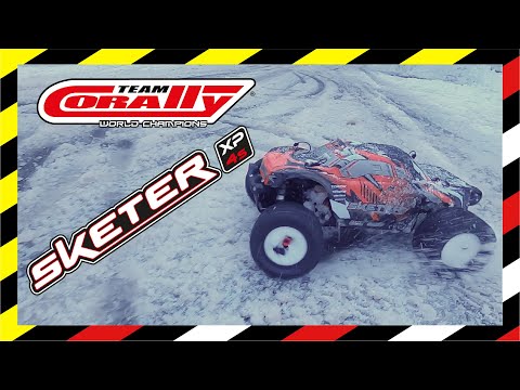 New Rc at home, Team Corally Sketer XP 4s - Unboxing and First run in the snow