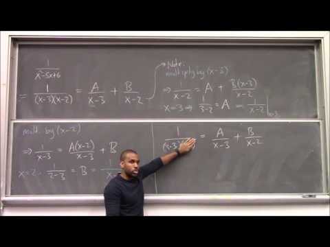 Math 212 GH Lecture 5 - The Weierstrass Substitution; The Cover Up Method; More Partial Fractions