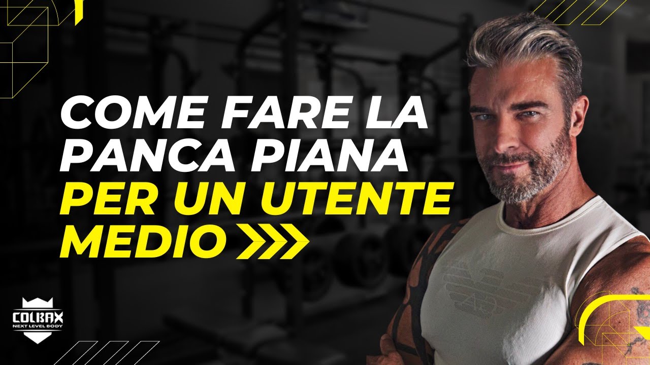Come un utente medio deve fare la panca piana