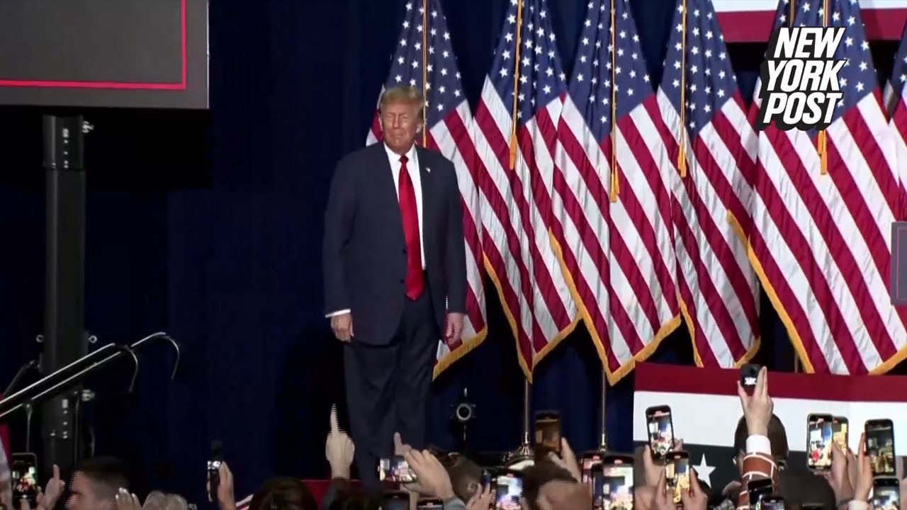 Trump wins Iowa caucus in historic landslide, urges unity to ‘straighten out death and destruction’