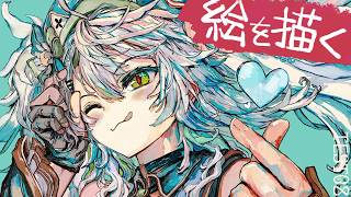 【活動再開目指して】絵を描くよ！！ベンチマークテスト配信 第8回【#鴨見カモミ／CAMOMI Camomi】