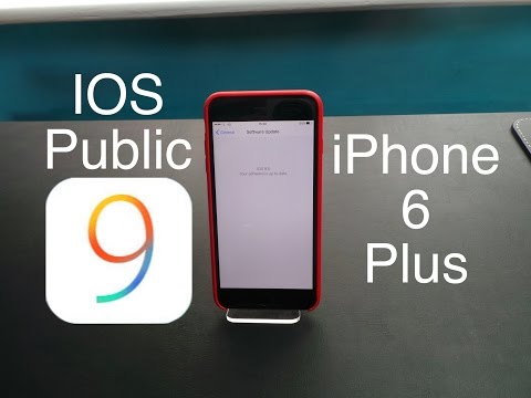 IOS 9 Public Beta 1 on iPhone 6 Plus