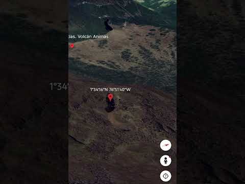 Pequeña Laguna en el Crater del Volcan Las Ánimas. La Cruz Nariño Colombia. #ganaderiaymuchomas