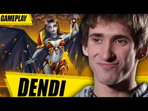 Dendi Queen of Pain Ranked Match Dota 2