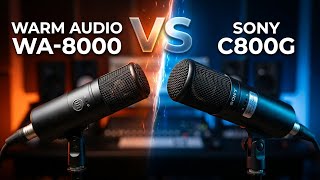 Video thumbnail for Sony C800G vs Warm Audio WA-8000 on rap and female vocals by Czar