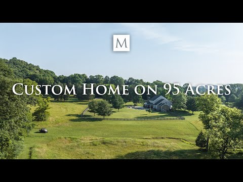 Custom home on beautiful 95 acres