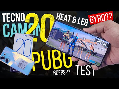 Tecno Camon 20 Pubg Test | GRAPHICS " GYRO "Screen Record "Battery Drain| Camon 20 Price In Pakistan