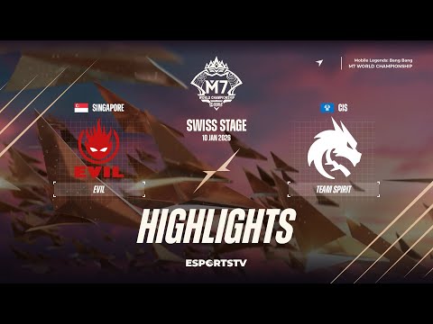 Evil vs Team Spirit HIGHLIGHTS M7 World Championship | TS VS EVIL ESPORTSTV