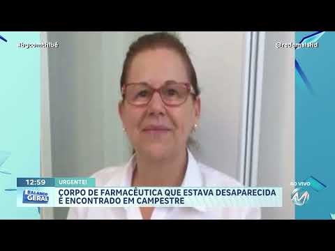 URGENTE: CORPO DE FARMACÊUTICA QUE DESAPARECEU EM VIAGEM PARA ALFENAS É ENCONTRADO EM CAMPESTRE