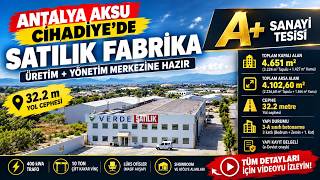 Antalya’da Böyle Bir Tesis Yok! | 4.651 m² Ultra Lüks Fabrika Turu (Ak