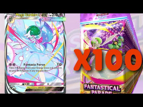Opening 100 Brand New Fantastical Parade Packs In Pokemon TCG Pocket!!!
