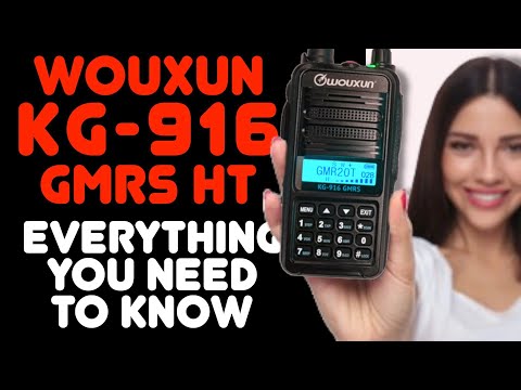 Wouxun KG-916 GMRS HT Review - New GMRS Walkie Talkie From Wouxun - Power Test & Review Of The KG916